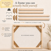 Premium paint by numbers kit
