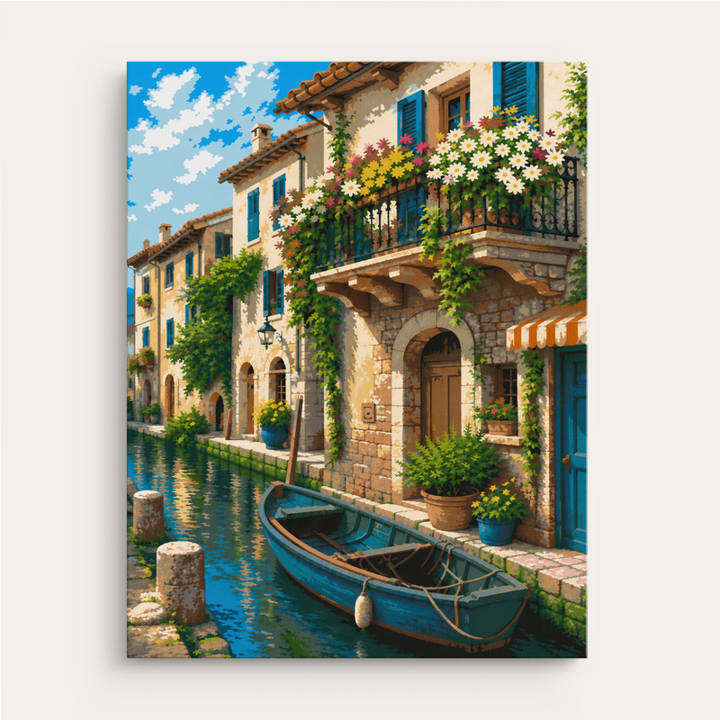 Blooming Canal Paint by Numbers Kit Gift