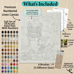 Paint Your Pet: Custom Pet Paint by Numbers Kit